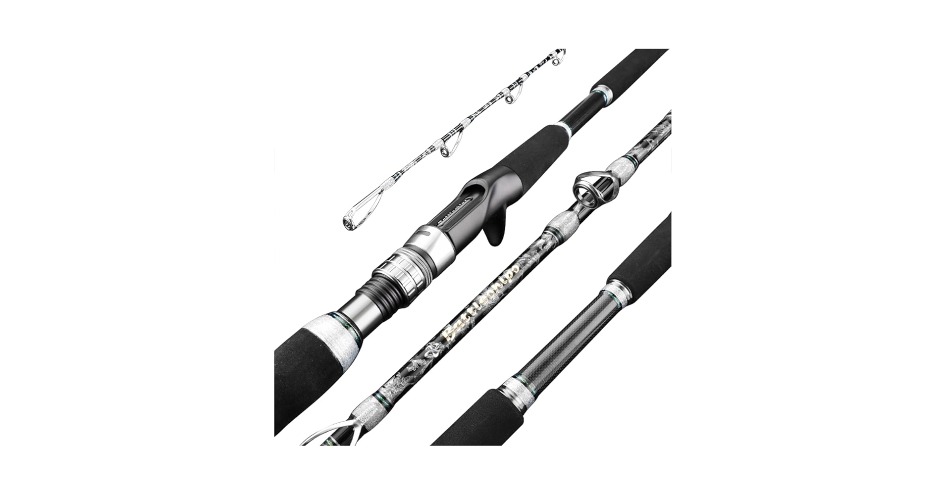 イカイカイカリールシートグリップセット　ゴールド白金　ブラックバス イカイカイカ様 専用リールシートグリップセット ゴールド白金